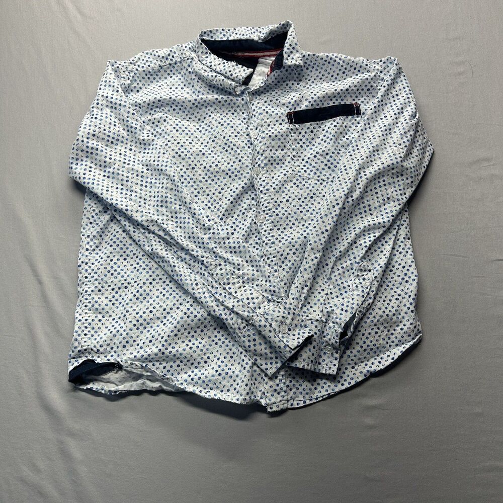 Silver Stone Men's Button Up Shirt Medium Long Sleeve Modern Fit Collection